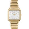 Breil, Collezione The B, Orologio Donna in Acciaio IP Gold, Movimento al Quarzo Solo Tempo, Cassa Quadrata Monocolore 27x26 mm, Lunghezza Regolabile 13.5-19 cm, Chiusura Déployante con Pulsanti, Gold