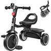 besrey Tricicli per bambini dai 24 mesi ai 5 anni, triciclo per bambini da 2 a 5 anni, triciclo per bambini, regalo e giocattoli per ragazzi e ragazze, tricicli per bambini