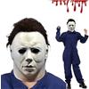 Applysu Michael Myers Maschera per bambini Halloween Cosplay Horror Killer Costume Headwear Michael Myers Costume maschera per ragazzi (White Mike)
