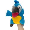 lilizzhoumax Pappagallo Peluche burattino a mano, Simulazione Animale Pappagallo Peluche, Simpatico gioco di ruolo, giocattoli interattivi per la prima educazione dei bambini, decorazione della casa