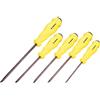 Cosyall Set di Cacciaviti Triangolari Kit di Attrezzi Magnetici in Acciaio con Manico in Plastica Antiscivolo 5 Pezzi (Giallo)