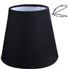 Eastlion 5.5 inch Paralume Tessuto Piccolo Clip Paralumi Lampadari Lampadario e Lampada a Muro,Nero
