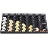 Clukit Classificatore di Monete - Contatore Monete, Vassoio per Monete con 8 Scomparti Inclusi Euro e Centesimi, Portamonete, Organizzatore di Monete, 33 x 18,5 x 2 cm, Nero