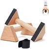 Mofizarex Parallele Calisthenics, Parallele Basse, Maniglie per Flessioni in Legno, Parallele in Legno, Push Up Bar Fitness, Parallele Calisthenics, per interni ed esterni, Antiscivolo e Portatili