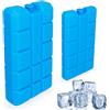 IHLOOTD Ghiaccioli per Borsa Frigo 2 Pezzi 200ml/400ml Siberini per Borsa Termica Mattonelle Refrigeranti Elementi Refrigeranti Accumulatore di Freddo per i Viaggi e Il Campeggio,Mantenere Freddi Cibi