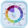 TIME TIMER MOD - Home Edition - Ruota Arcobaleno - Conto alla rovescia visivo da 60 minuti con segmenti di colore di 5 minuti per bambini, bambini piccoli, studenti, con funzionamento silenzioso