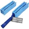 Tempo di Saldi Spolverino 41 x 7 x 5 cm con Panni Cattura Polvere - Spazzola 3-in-1 con Panno Microfibra Lavabile per Pulizia Radiatori, Termosifoni o Veneziane, Leggera e Maneggevole
