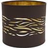 Monkey Ladder Display da tavolo - elegante design in marrone-oro, diametro 17 cm, altezza 15 cm, ideale per illuminazione decorativa moderna