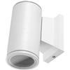 Levitantes Applique da parete a due vie, colore bianco, compatibile con faretto GU10, senza sorgente luminosa inclusa, ideale per illuminazione moderna