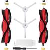 HoHumoca Spazzola Principale Accessori di Ricambi per Xiaomi Roborock S5 Max S6 Pure S6 MaxV S6 Max S4 Max S4 S5 S50 S51 S55 S6 S60 S65, 2 Spazzola Principale, 2 Spazzola Laterale