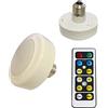 ANUOMY Lampadine a Batteria per Lampade con Telecomando, Sostituzione delle lampadine della Batteria AA, Luce LED a Disco alimentata a Batteria per Applique e Lampada a Sospensione Senza Fili