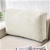 Generic Schienale Divano Cuscino Schienale Letto Cuscino da Lettura per Letto Sfoderabile Cuscini Testata Letto Cuscino a Cuneo Comodo Cuscino Lombare Letto,#2-60x45x12cm