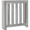 vidaXL Copertura Termosifone Grigio Sonoma 78x20x82 Legno Multistrato, copritermosifone, Copertura termosifone Ampia, Copertura Sottile termosifone