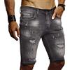 Leif Nelson Pantaloncini di Jeans Corti Uomo LN-9310 Nero W30