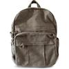 AUGUR Zaino per computer portatile da donna, borsa in tela, piccolo zaino vintage da viaggio, zaino casual retrò, zaino da lavoro, Verde militare, moderno