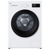 LG F4NA10S8NWK Lavatrice slim 8kg, Classe A, 1400 giri, Programma igiene con vapore, Top rimovibile, White GARANZIA ITALIA