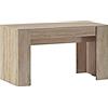 Skraut Home | Tavolo Consolle estensibile fino a 237 cm | 5 diverse posizioni | Dimensioni chiuse: 78 X 90 X 50 cm | Quercia | Ideale per Sala da Mango, Salotto OO Ufficio
