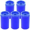 KUM AZ1028616-B - Temperino con contenitore 1870 Mini K1, blu, 5 temperini, temperino con contenitore