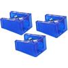 KUM - Temperamatite Big per matite fino a 12 mm, blu, confezione da 3