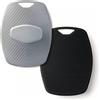 RQzaufania 2 pezzi Scrubber Per il Corpo in Silicone, Esfoliante Delicato e Massaggio Per Tutti i Tipi di Pelle, Spazzola da Bagno con Doccia Portatile Per il Corpo (Nero e Grigio)