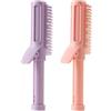 Panlouting 2 Pack | Pettine per Capelli con Clip per Styling per Arricciare | Rullo Spazzola per Capelli Pieghevole per Volumizzare Capelli