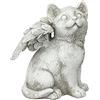 Design Toscano LY7154051 Amico Amorevole, Statua Commemorativa Gatto Domestico: Medio, Beige, 9x11.5x14 cm