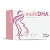 Generico MULTIDHA - Integratore con Acido Folico - DHA, Vitamine e Minerali - Acido Folico e 17 Nutrienti Essenziali per il Benessere Femminile Nuova Formula 30 Compresse+ 30 Softgel