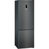 Siemens iQ300 KG49NXXEA frigorifero con congelatore Libera installazione 438 L E Nero, Acciaio inox