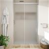 Parama Box Doccia Nicchia 140cm Apertura Scorrevole Vetro Temperato Opaco 6mm Trattamento Anticalcalcare Maniglia in Acciaio Inox 304 h190cm mod. Tenerife