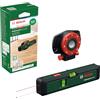 Bosch Livella laser a bolla UniversalWallLevel (livella a bolla, linee laser per agevole allineamento su pareti, punto laser per trasferimento dell'altezza fino a 20 m, in confezione di cartone)