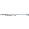 Fischer Tasselli prolungati SXRL 10X260 T (50 Tasselli, 50 Viti), Per: facciate, controsoffitti e sottostrutture per tetti in legno e metallo, cornici in legno, serramenti e finestre,522707