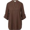 s.Oliver 2165744 Camicia da Donna, Moka, 50