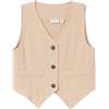 NAME IT Nmmfaher Waistcoat Giubbotto, Humus, 104 cm Bambini e Ragazzi