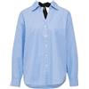 s.Oliver 2166200 Camicia da Donna, Celeste, 46