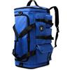 Vllcsla 43.85L Zaino da Viaggio Borsa da Viaggio, Bagaglio a Mano 56x29x27, con Tasca Bagnata e Scomparto Scarpe, Donne Uomini Borsone Sportivo, Borsa a Mano Sotto il Sedile (Blu)