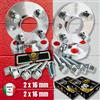 IGP IL GOMMISTA PROFESSIONISTA IGP 4 DISTANZIALI 16+16 mm 4 x 98 mozzo 58.1 + 16 BULLONI compatibili con FIAT PANDA + CROSS 4x4 dal 1980 al 2022 in poi *OK AUTO RUOTA CERCHI IN LEGA