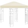 SupBiky Gazebo di ricambio, 3 x 3 m, impermeabile, stabile, resistente all'inverno, 160 g/m², colore beige, tetto singolo, gazebo pieghevole per feste, copertura superiore