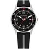 Tommy Hilfiger unisex per bambino. [1720034] Orologio analogico in acciaio nero, Casual, Silicone, Bracciale di corda, moda per bambini