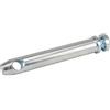 cyclingcolors perno traino trattore gancio rimorchio attacco asse spina scatto spinotto carrellino acciaio auto, 16mm x 43mm