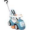 Smoby- Maestro Baby Balade Blu,7600720304, +6 Mesi, Colore Azzurro, Evolutivo, Primipassi, Ruote Silenziose