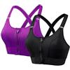 LIBINUP Reggiseno Sportivo Cozuty Reggiseno con Sollevamento della Coppa Intera con Cerniera Frontale Reggiseno con Spalline Regolabili Reggiseni Sportivi ad Alto Impatto per Donna (L,C+F)