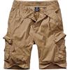 Brandit Brandit Ty Shorts, Pantaloni Cargo Uomo, Beige (Camel), M