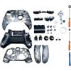 Hzxkqmil Kit Completo di Guscio di Ricambio per Xbox One S/X Controller | Piastra Frontale Guscio Posteriore Guide Laterali Pulsanti di Trigger LBRB Bottoni Accessori per Xbox One S/X (Modello 1708)