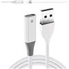 Vulcyxa Adattatore Ricarica USB per Apple Pencil 1, Caricatore per Apple Pencil, Cavo di Ricarica 1m per iPencil, Compatibile con Laptop, Power Bank e Adattatori USB, Ricarica Veloce e Sicura, Facile da Usare