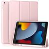 EspZanthic Cover Custodia per iPad 9/8/7 10,2 Pollici (9a/8a/7a Generazione, 2021/2020/2019) con Pencil Holder, Pellicola Proteggi Schermo, Auto Svegliati/Sonno