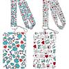 HOMEK 2 Pezzi Porta Badge con Cordino Porta Badge da Collo per Porta Badge Identificativi e Cellulare, Badge Holder per Permesso Di Lavoro Medico Infermiera Ufficio Scuola Mostra