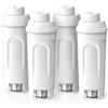 GLACIER FRESH 4x Filtro Addolcitore Acqua Ricambio per Macchine da Caffè Automatiche De'Longhi® DLSC002, Compatibile con Serie ECAM, ESAM, ETAM - Facile da Installare