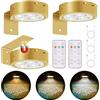 MIOBLUE triplo pack foto lampada batteria, foto lampada wireless con telecomando, faretto LED dimmer, ricaricabile a 3 temperature di colore, display LED con funzione di cronometraggio