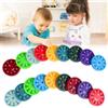 AUAUY 18PZ Fidget Spinner matematici, Fidget Spinner, Fidget Learning Game Toy Allevia lo stress, Giochi di matematica, Aggiungi Sottrai Moltiplica Dividi Giochi Di Matematica