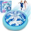 GirliGlee Pallone Calcio Fluttuante, Giochi Calcio con Luci LED, Giocattolo Calcio Interno, Calcio Regalo Bambini Bambina 3 4 5 6 7 8-12 Anni